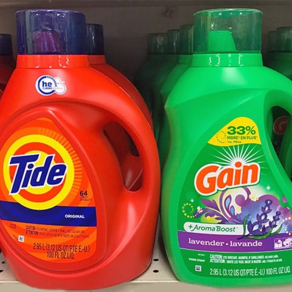 Laundry - I wash with Tide and Gain products